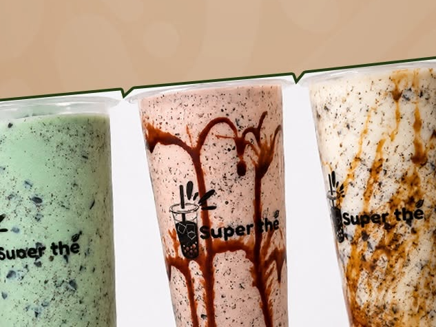 Trois smoothies Super Thé